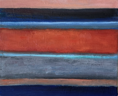 Abendstimmung, 38x46cm, 2023